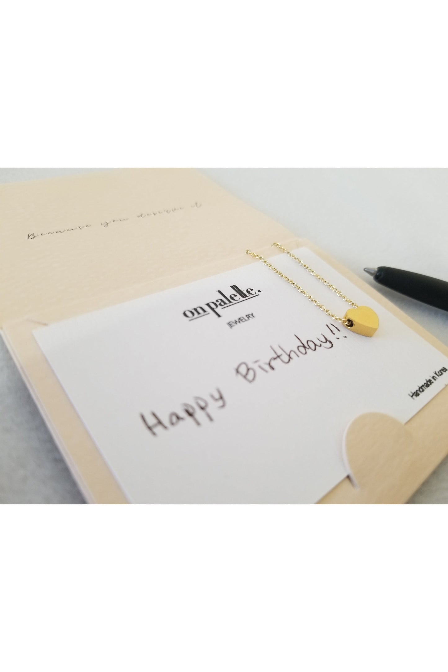 Wishbone Pendant Necklace By DOBBI ( Variety Color Available )