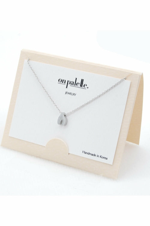 Wishbone Pendant Necklace By DOBBI ( Variety Color Available )