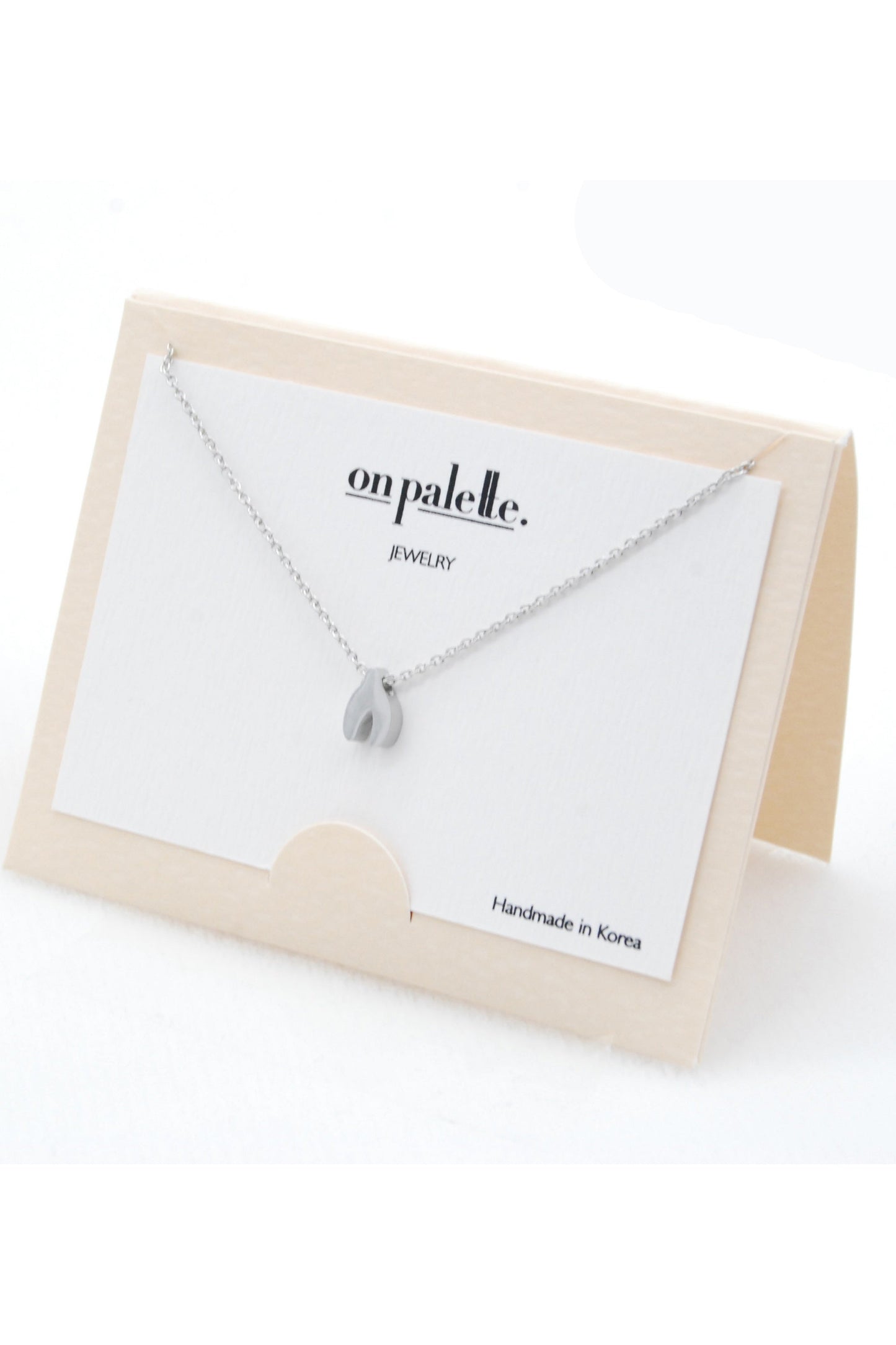 Wishbone Pendant Necklace By DOBBI ( Variety Color Available )